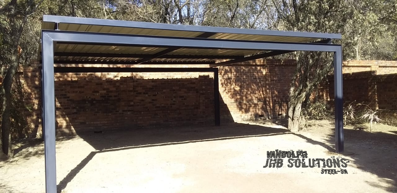 Carport IBeam Flat Roof SteelSA™